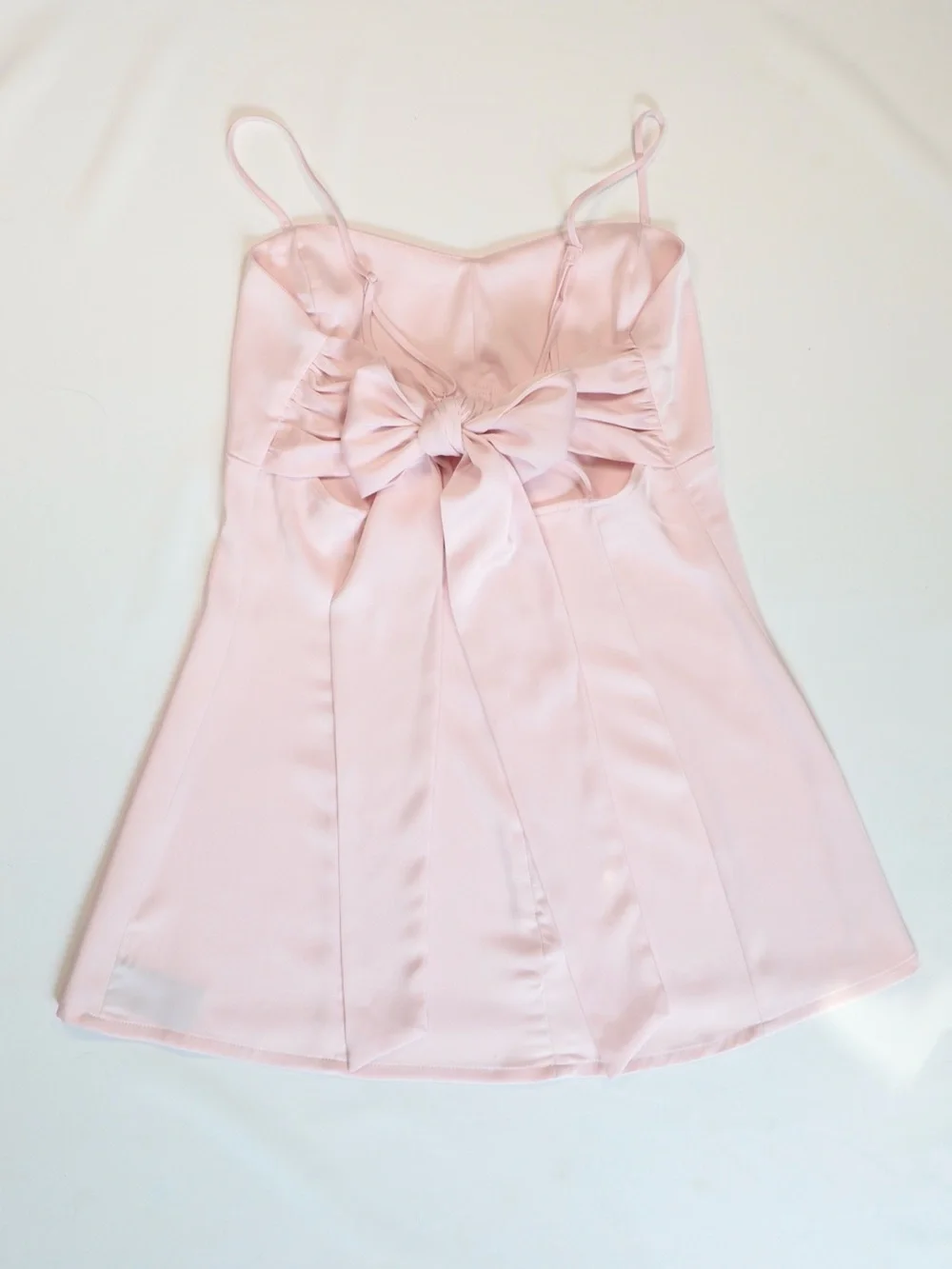 urban outfitters pink bow dress Urban Outfitters Princess pink bow detail coquette